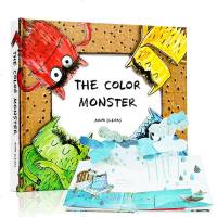 我的情绪小怪兽立体书英文原版 The Color Monster 情商管理纸板童书绘本 3D立体书 POP-UP 颜