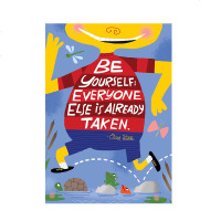 英文原版 Scholastic Classroom Resources Be Yourself POP Chart