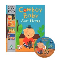 Cowboy Baby 牛仔宝宝 英文原版绘本 儿童英语启蒙图画故事书 附DVD