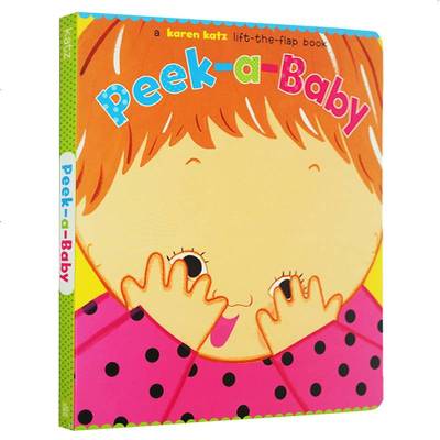 英文原版绘本 Peek-a-Baby 纸板书 Karen Katz 卡伦卡茨 儿童启蒙英文学习 图画故事书