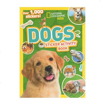 英文原版 美国国家地理 National Geographic Kids Dogs 含贴纸1000 儿童百科书 动物