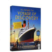 英文原版 All Aboard the Voyage of Discovery 精装翻翻书 小学STEAM百科阅读绘
