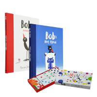 英文原版 Bob the Artis 鲍勃是个艺术家 2册精装+游戏盒 Marion Deuchars