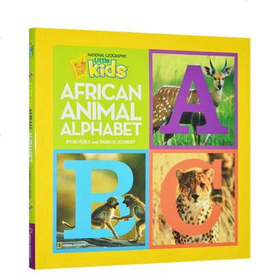 英文原版 美国国家地理 African Animal Alphabet 字母绘本 精装