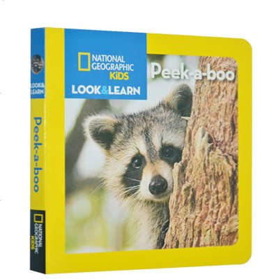 英文原版 National Geographic Kids 美国国家地理 Look and Learn Peek-a