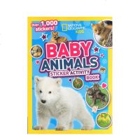 英文原版 National Geographic Kids Baby Animals 英文版美国国家地理含贴纸100