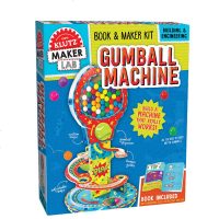 英文原版 学乐出品 Klutz Lab Maker Gumball Machine 弹珠机 手工DIY玩具操作书 小
