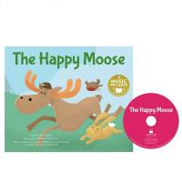 英文原版 Cantata Learning The Happy Moose 书+CD 歌谣学英文 STEM教育绘本