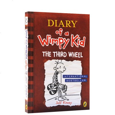 小屁孩日记#7 Diary of a Wimpy Kid The Third Wheel 小鬼日记 英文原版儿童幽默