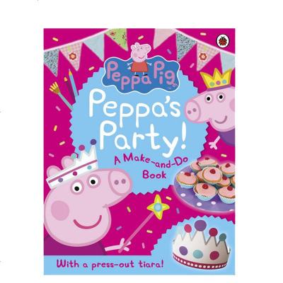英文原版绘本 粉红猪小妹 Peppa Pig Peppa’s Party 小猪佩奇的派对 活动书 小朋友生日礼物书