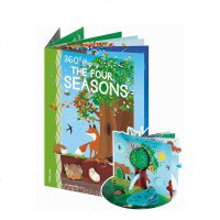 英文原版 The Four Seasons 360度剧场立体书 礼品书 儿童STEAM科普操作书 Sassi出品