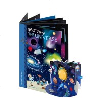 英文原版 The Universe 宇宙 360度剧场立体书 礼品书 儿童STEAM科普操作书 Sassi出品