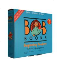 英文原版Bob Books Set 2 Beginning Readers 鲍勃阅读 儿童启蒙初级阅读 附卡片