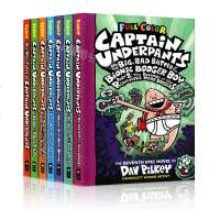 送音频 英文原版 Captain Underpants 内裤超人队长 1-7大全套 漫画桥梁书 我的校长是超人 D