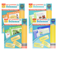 英文原版 美国加州 科学4册 Skill Sharpeners Science Prek K 1 2 小学生低年级练