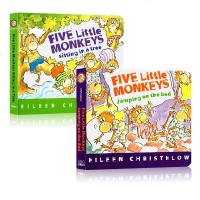 五只小猴子系列 FIve Little Monkeys 英文原版绘本 Jumping on the Bed/Sitt