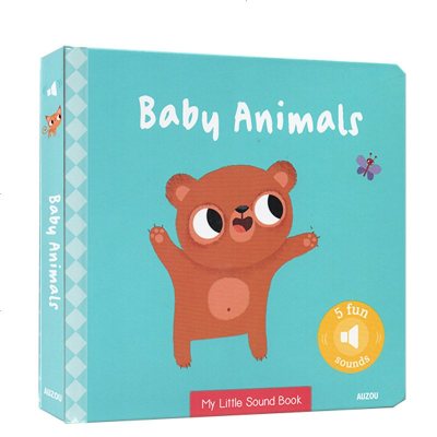 My Little Sound Book: Baby Animals 我的第一本发音书 原声触摸点读发声书 带电池