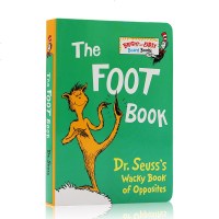 英文原版 Dr Seuss The Foot Book 千奇百怪的脚 英文阅读启蒙纸板书 苏斯博士 廖彩杏书单 亲子