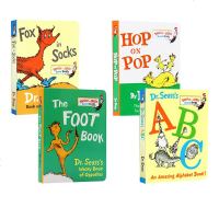 英文原版 Dr Seuss ABC /Fox in Socks/The Foot Book/Hop on Pop 廖