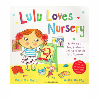 英文原版 Lulu Loves Nursery 露露爱上学 我爱露露启蒙认知故事绘本 lulu系列 成长亲子图画书