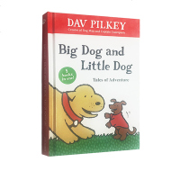 英文原版绘本 Big Dog and Little Dog 5合1 神探狗狗内裤超人同作者 Dav Pilkey 英