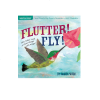 英文原版绘本 Flutter!Fly 美国Indestructibles咬咬书 安全无毒可水洗撕不破咬不坏 0-2