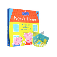 英文原版 Peppa's House 粉红猪小妹 小猪佩奇的房子 360度剧场立体游戏书 礼品书