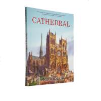 英文原版绘本 Cathedral大教堂 精装彩绘版 大卫麦考利 David Macaulay 凯迪克奖作家