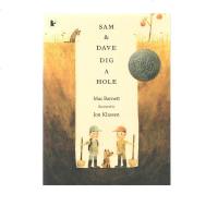 英文原版绘本 SAM and DAVE DIG A HOLE 山姆和大卫去挖洞 凯迪克奖 格林威奖Jon Klass