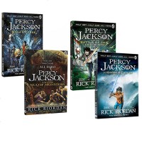 漫画版第一季 Percy Jackson Graphic Novels 波西杰克逊 全彩漫画小说4册 魔兽之海/迷宫