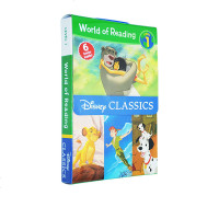 英文原版World of Reading Disney Classic L1 迪士尼6册盒装 彼得潘狮子王经典人物分