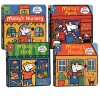 小鼠波波立体场景系列 Maisy's Nursery/Farm/House/Shop 4册游戏操作纸板书 英文原版启