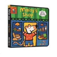 英文原版绘本 Maisy's Shop With a pop-out play scene 小鼠波波的商店 亲子互动