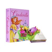 灰姑娘立体书 英文原版 绘本 Cinderella Pop Up book 3D 英文版 少儿儿童英文英语绘本 绘本