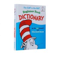 英文原版 苏斯博士 Catin the Hat Beginner Book Dictionary 精装图画书 戴帽子