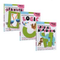 英文原版 Kumon Thinking Skills系列3册 儿童思维训练教材 Pre K 幼儿教育3-4岁 公文式