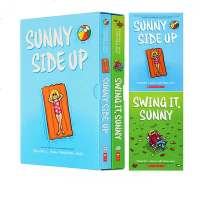 英文原版 Sunny Side Up and Swing It Sunny 2册 儿童文学全彩漫画小说 纽伯瑞奖作家