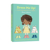 英文原版 Dress Me Up A Mix-and-Match Play Book 儿童趣味翻翻洞洞操作书 想象力