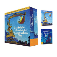 英文原版绘本 Goodnight Goodnight Construction Site and Steam Tra