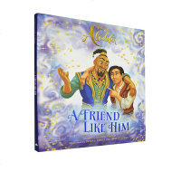 英文原版 Aladdin Live Action: A Friend Like Him 阿拉丁真人 电影绘本故事图画