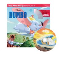 英文原版 Dumbo Read 小飞象 附CD 迪士尼独立有声绘本读物 Disney Read Along