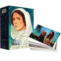 英文原版星球大战 银河中的女神 100张明信片 礼品收藏书 Star Wars: Women of the Gala
