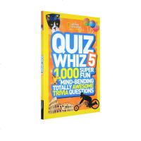 Quiz Whiz 5 国家地理问答小测验 National Geographic Kids 英文原版科普科学知识学