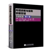 内镜诊断与鉴别诊断图谱下消化道第2版第二版日多田正大等主编胃镜诊断图谱消化内镜医内镜医学医学影像书籍医学图谱书