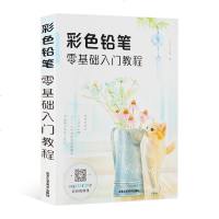 彩色铅笔零基础入教程 彩铅绘画入自学零基础书籍 飞乐鸟色铅笔绘画基础入手绘教材 彩铅知识技巧 彩铅画入