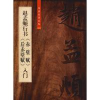 赵孟頫行书 《赤壁赋》《后赤壁赋》入 柯国富 编 毛笔书法 艺术 上海大学出版社 书法自学丛帖