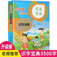 小学生识字宝典 3500字笔画笔顺识字认字书籍 小学生识字大全 小学汉字拼音注音笔画笔顺书 小学生汉字通解识字大王识