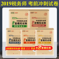 2019年税务师教材辅导书冲刺通关8套模拟试卷 CTA注册税务师税法(一)税法二财务与会计涉税服务相关法律涉税服务实