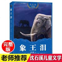 沈石溪动物小说单本象王泪小学生课外书3-6年级书阅读9-12岁动物小说大王8-10-12-15周岁初中四五六