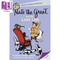 小侦探内特:丢失的名单吗?Nate the Great 儿童文学 桥梁书 章节书 7~12岁 英文原版 带插图儿童文